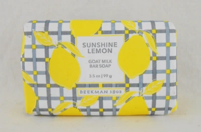 Beekman 1802 Sunshine Lemon Goat Milk Soap Bar 3.5 oz New - Image 1 of 4
