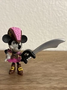 Minnie Mouse Pirate Disney 3” Action Figure PVC Rare Toy - Picture 1 of 16