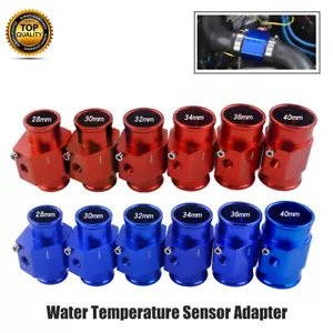 Nuovo Adattatore Sensore Temperatura Acqua Giunto a T Tubo Manometro Tubo Liquido Raffreddamento Alluminio - Foto 1 di 8