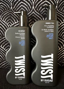 2pk TWIST OUIDAD ON-REPEAT SHAMPOO & GIMME IT ALL 4 IN 1 COWASH CURL CONDITIONER - Picture 1 of 8