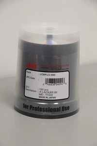 Brand New 100 PCS JVC/TY Silver Thermal Hub Printable DVD-R J-DMR-ZZ-SB16 - Picture 1 of 2