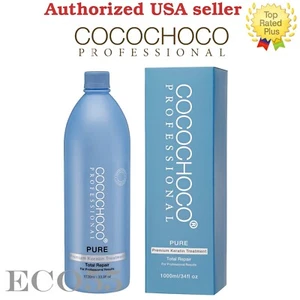 COCOCHOCO Pure Brazilian Keratin Hair Straightening Treatment 34oz/1000ml - Picture 1 of 5