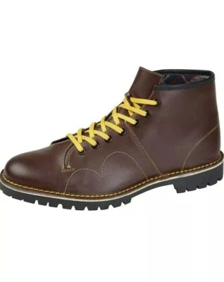Grafters UNISEX Original Leather 60s Mod Monkey Boots - Image 1 of 4