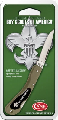 CASE CUTLERY Case XX BSA Mini Blackhorn Boy Scouts of America Lockback Folding Knife 8033