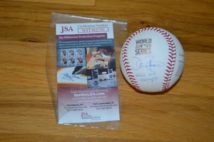 LA DODGERS Dave Roberts Autographed 2020 World Series Commemorative Baseball JSA - Picture 1 of 7