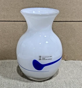 SWEDEN Art Glass Bowl Vase Centerpiece Hand Made by Ingegerd Råman for Skruf - Picture 1 of 6