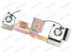 FOR MSI E32-2501200-F05 Cooling Fan with Heatsink 5V+5V 0,55A+1,0A 4PIN - Picture 1 of 2