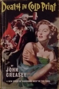 Death in Cold Print by John Creasey. Hodder & Stoughton 1st Edition HB 1961 - Picture 1 of 2
