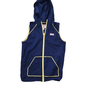 Hunter x Target Girls Windbreaker Vest Large 10-12 Navy Blue Preppy, Zip Up - Picture 1 of 4