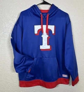 Stitches Athletic Fan Gear Texas Rangers Baseball Hoodie Sweatshirt Sz S Small - Picture 1 of 16