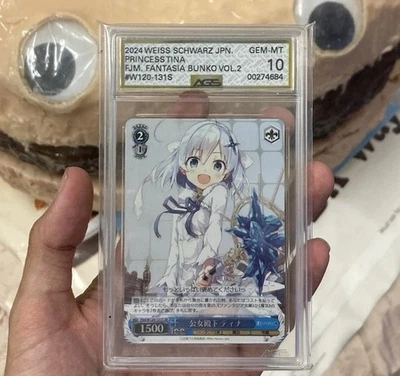 Weiss Schwarz Fujimi Bunko Vol.2 Princess Tina Fkd/W120-131 U AGS 10 - Image 1 of 4