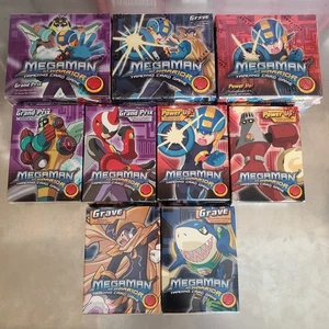 Mega Man TCG Collection - 3 Booster Boxes & 6 Starter Decks  Grand Prix Power Up - Picture 1 of 2