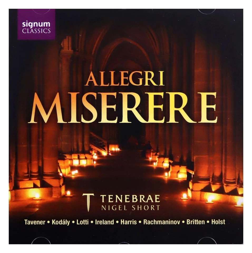 SIGCD085 Allegri Allegri - Miserere (Tenebrae, Kurz) CD SIGCD085 Neu - Bild 1 von 1
