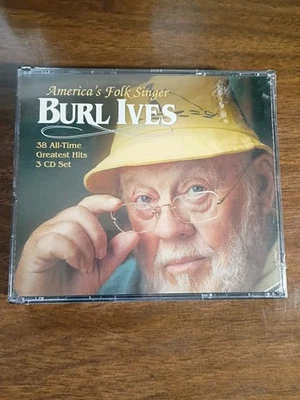 1995 CD - Burl Ives America's Folk Singer 38 All-Time Greatest Hits 3 CD Set - Image 1 of 3