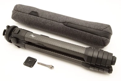 Near Mint Peak Design Carbon Fiber Travel Tripod with Case #49695 - Image 1 of 4