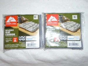 2er Set Ozark Trail aufblasbare Sitzkissen 16,5" x 13,5" x 1,5" grau - NEU - Bild 1 von 1