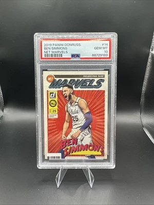 2019-20 Panini Donruss - Net Marvels Ben Simmons #14 - Image 1 of 2