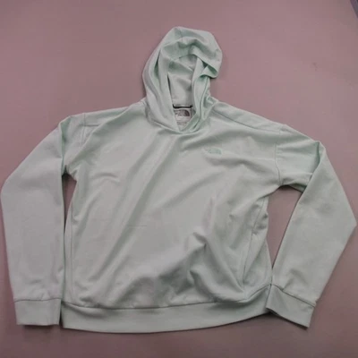 Camisa North Face para mujer grande manga larga ligera con capucha verde Foto 1 de 4