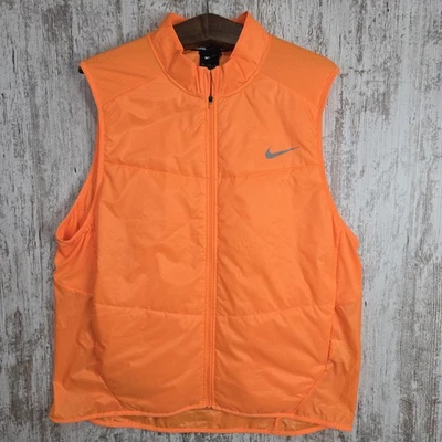 Nike Running THERMA-FIT Chaleco Ventilado Lateral Para Mujer 2XL Naranja Atlético Exterior Foto 1 de 4