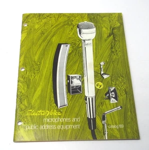 Catálogo Electro Voice 169 Micrófono y Accesorios Lista de Precios 36 Páginas 1969 - Imagen 1 de 15