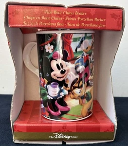 Disney Store Mickey & Friends Christmas Celebration Mug ~ Rare ~ 2000 ~ Boxed - Picture 1 of 14