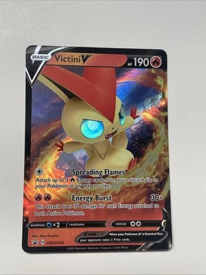 Victini V SWSH104 SWSH: Sword & Shield Promo Cards Holo - Image 1 of 2