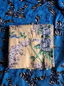 Seltene Longaberger Retired 90s Volant Gardine Fensterbehandlung Flieder Rose Rarität - Bild 1 von 2