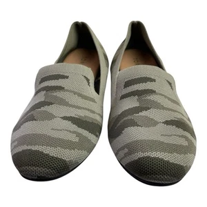 Torrid Ballerinas Damengröße 7,5 WW Weite grün Camouflage Strick Slipper Schuhe - Bild 1 von 11