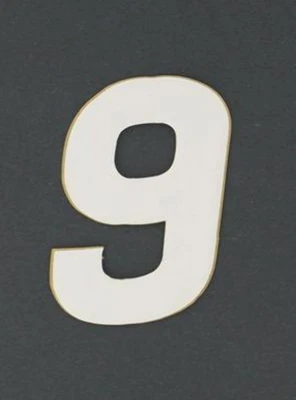 N-Style Graphics SX Pros Series 4" White Number 9 Decal [3 PACK] NSX4-9W - Image 1 of 4