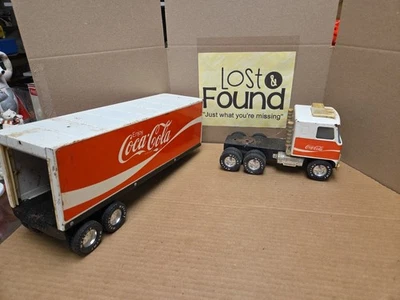 Camión de reparto NYLINT GMC SOBRE CABINA MOTOR 18 RUEDAS COCA COLA * VER FOTOS Foto 1 de 4