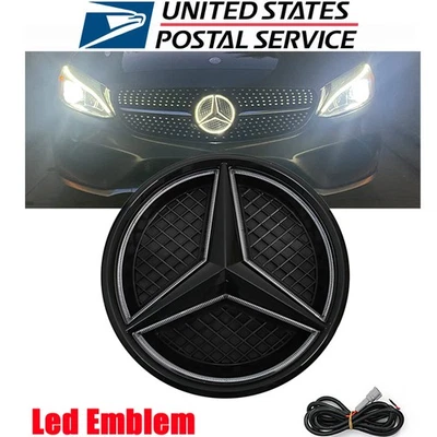 Illuminated Front Grille LED Star Emblem Fit For 15-2018 Mercedes~Benz C CLASS - Image 1 of 4
