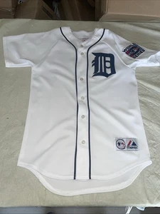Camiseta Majestic Serie Mundial 2006 Detroit Tigers blanca limpia para hombre pequeña EE. UU. 6400 - Imagen 1 de 7