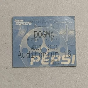 Dogma Movie Ticket Stub Regal Cinema Marketplace 24, 1/1/2000 - Picture 1 of 5