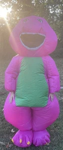 Barney costume inflatable dinosaur kids birthday party Spirit Works Great - Picture 1 of 2