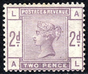 GB QV 1884 2p. Set Lilla dal Lilla e Verde SG 189 (Specializzato K19) come nuovo - Foto 1 di 2