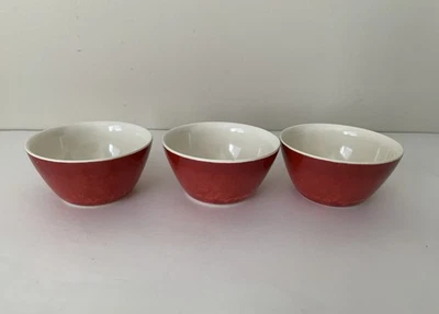 Better Homes and Gardens Melamine Small Dipping Bowls Red 2" x 3.75" Set of 3 - Image 1 of 4
