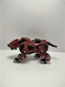 Zoids Zaber Fang #016 Red Saber Tooth Tiger Droid 2002 Figure Hasbro Tomy READ