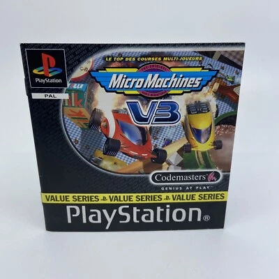 Notice Sony Playstation 1 PS1 Micro Machines V3 Très Bon État Rare - Version PAL - Photo 1/2
