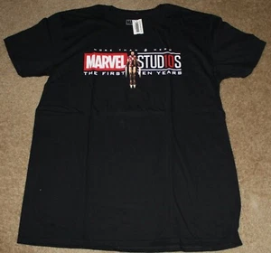 SDCC 2018 EXCLUSIVE MARVEL STUDIO MORE THAN A HERO THE FIRST 10 YEARS T~SHIRT XL - Picture 1 of 1