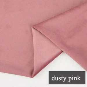 Velvet Fabric Thick Clothes Curtain Velour Cloth Pillow Sofa DIY 1 Meter New - Picture 1 of 27