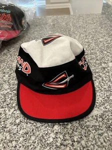 Cleveland Gladiators 2 Panel Hat Red Black White Sword Logo Arena Football - Picture 1 of 11