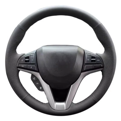 Hand Sewing Auto Car Steering Wheel Cover For Suzuki Ignis 2016-2022 2023 2024 - Image 1 of 4