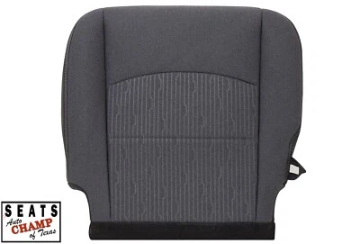 For  20-24 Dodge Ram 1500 Classic Big Horn Driver Bottom Cloth Seat Cover Gray - Image 1 of 4
