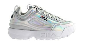 fila silver trainers