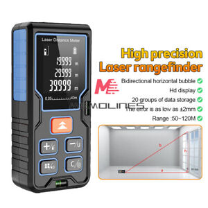 Handheld Laser Distance Meter, Portable Digital Distance Measure, 40/60/80/100m