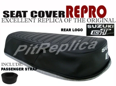 SUZUKI SEAT COVER GT750 L/M/A/B 1974 1975 1976 1977 *HEAT EMBOSSED* [CTTAO]      - Image 1 of 4