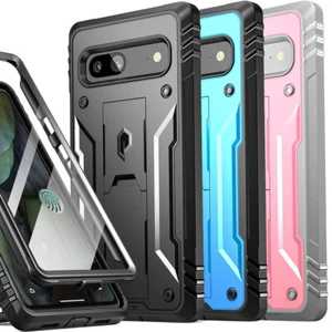 Case For Google Pixel 7A 5G Built-in Screen Shockproof Dual Layer Phone Cover - Picture 1 of 26