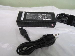 OEM HP COMPAQ Elite 8300 8200 8000 UltraSlim 135w PC Power Supply Charger+Cord - Picture 1 of 2