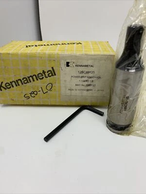 New Kennametal 12SCX0125 Powergrip Mini Chuck, 1 1/4” to 1/8”, includes collet - Изображение 1 из 4