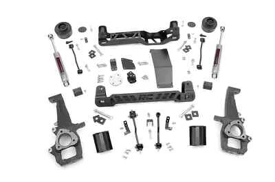 Rough Country 4" Lift Kit N3 Shocks for 12-18 Ram 1500, 19-24 1500 Classic 4WD - Image 1 of 4